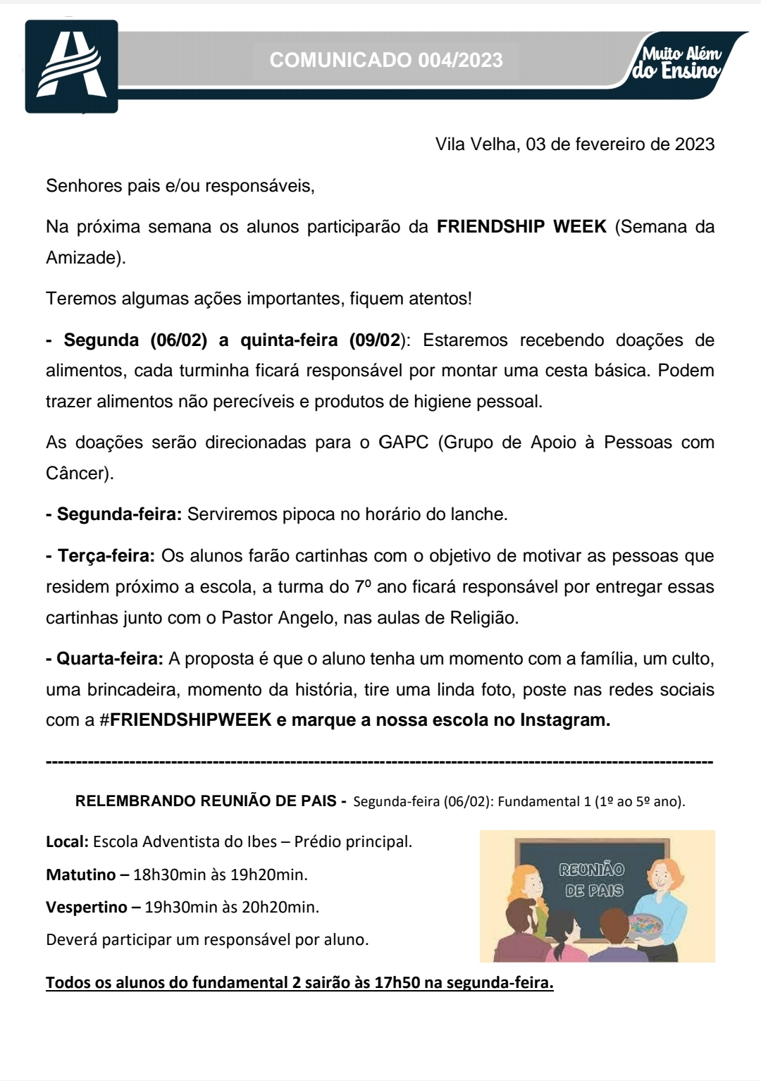COMUNICADO