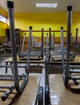 Suspensión de clases por Frente de mal tiempo