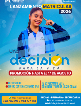 LANZAMIENTO DE MATRÍCULAS 2026