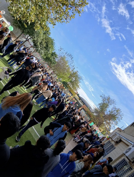 Inauguración del césped sintético