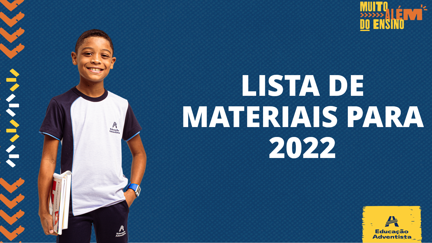 Lista de Materiais Escolares 2022