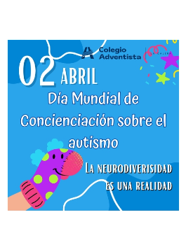 02 de abril Día Mundial de Concienciación sobre el Autismo