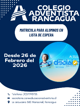 Matriculas 2026