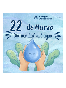 22 Marzo Día Mundial del agua