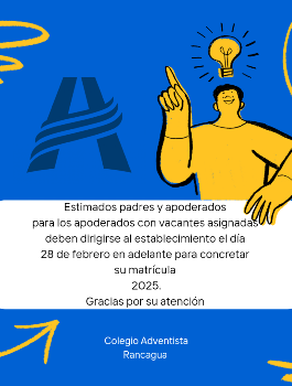 Matrículas 2025