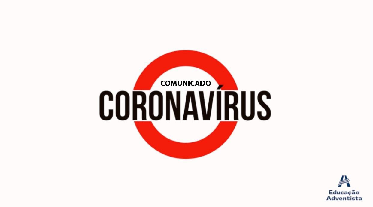 Comunicado - Coronavírus
