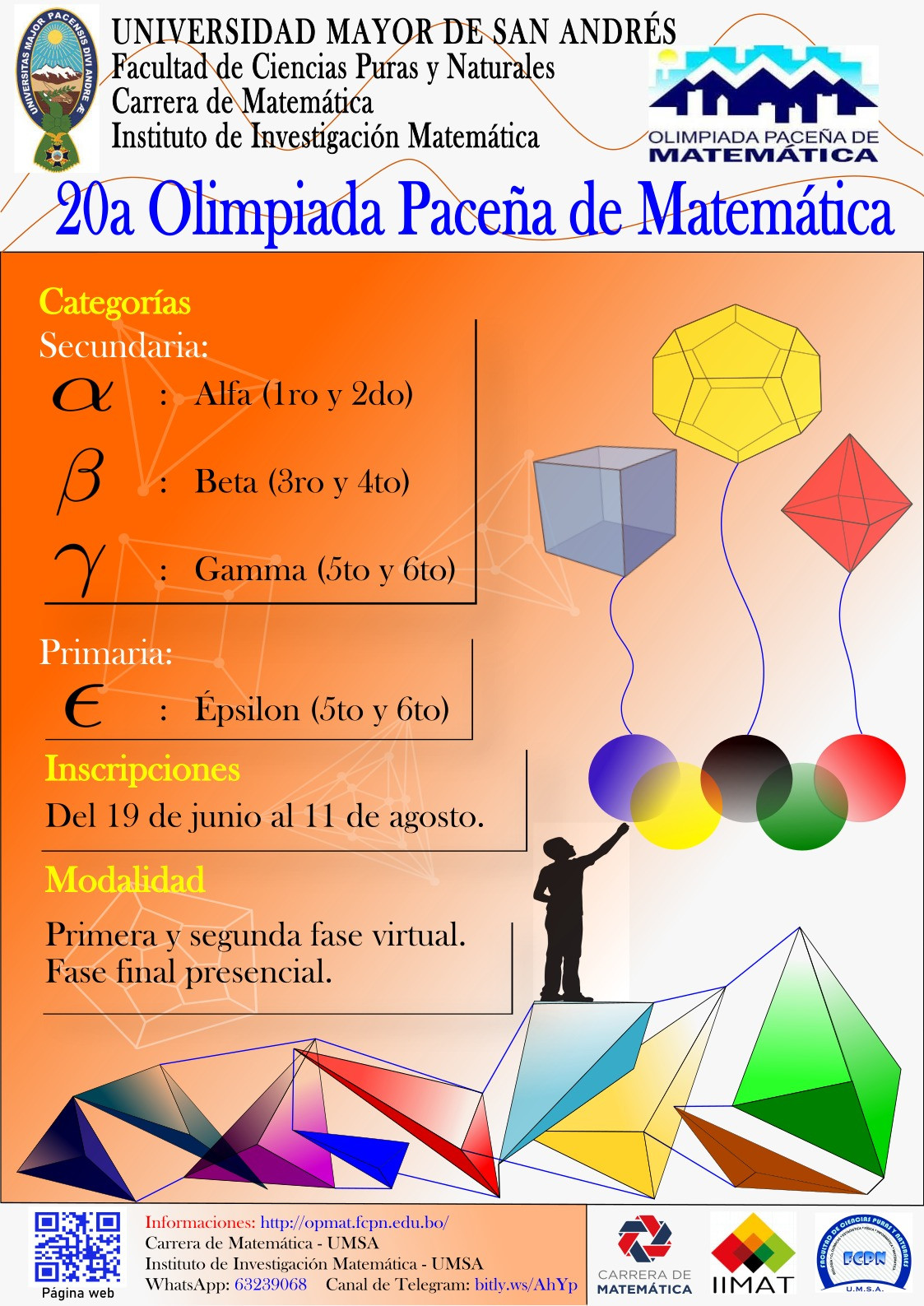 Clasificados a la Final de las Olimpiadas de la UMSA