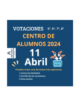 Votaciones centro de alumno 2024