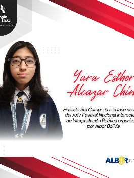 FINALISTA - INTERCOLEGIAL DE POESÍA