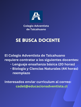 Se busca docente