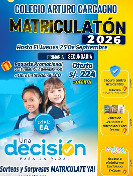 MATRICULAS 2026