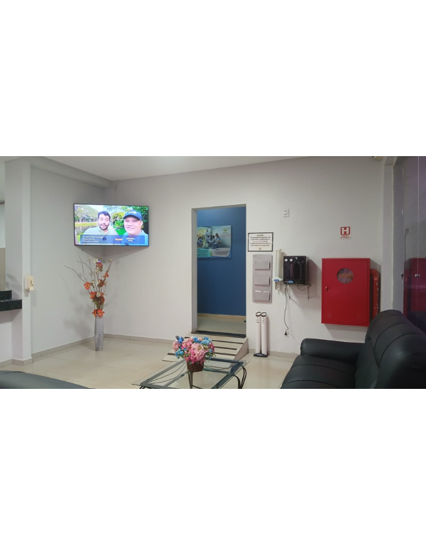 Recepção da escola