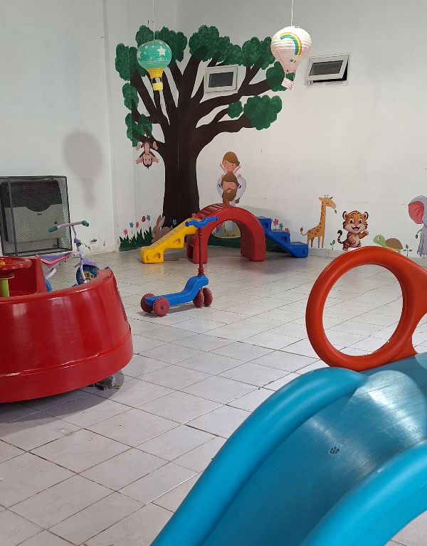 Patio interno de Nivel Inicial