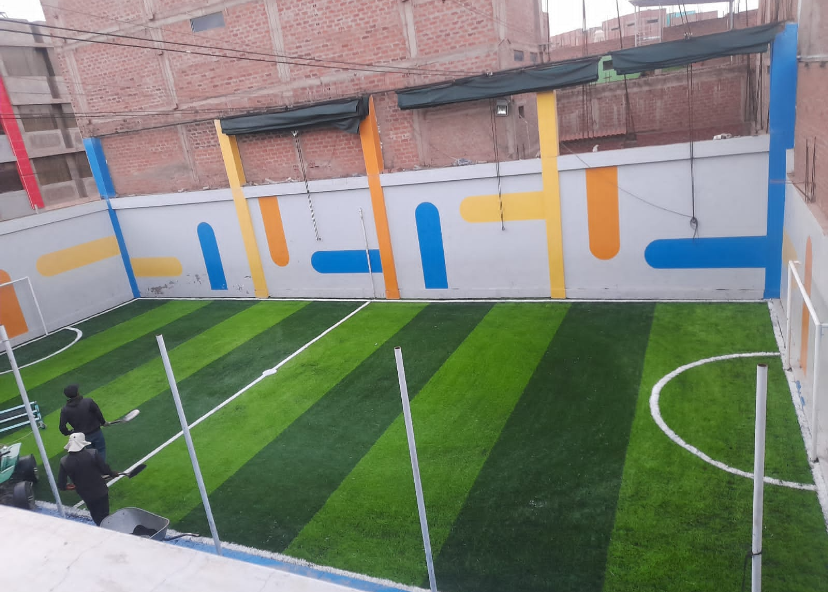 Reinauguracion de la cancha de grass sintético