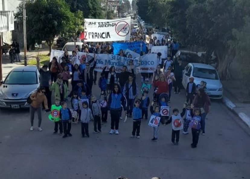 Marcha por el Día Mundial Sin Tabaco