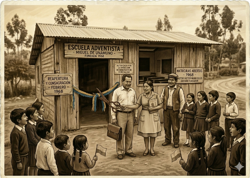 Creacion oficial de la Escuela Adventista